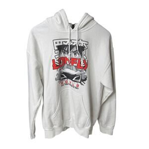 Popular Poison White Anime Tokyo Car Graphic Hoodie M